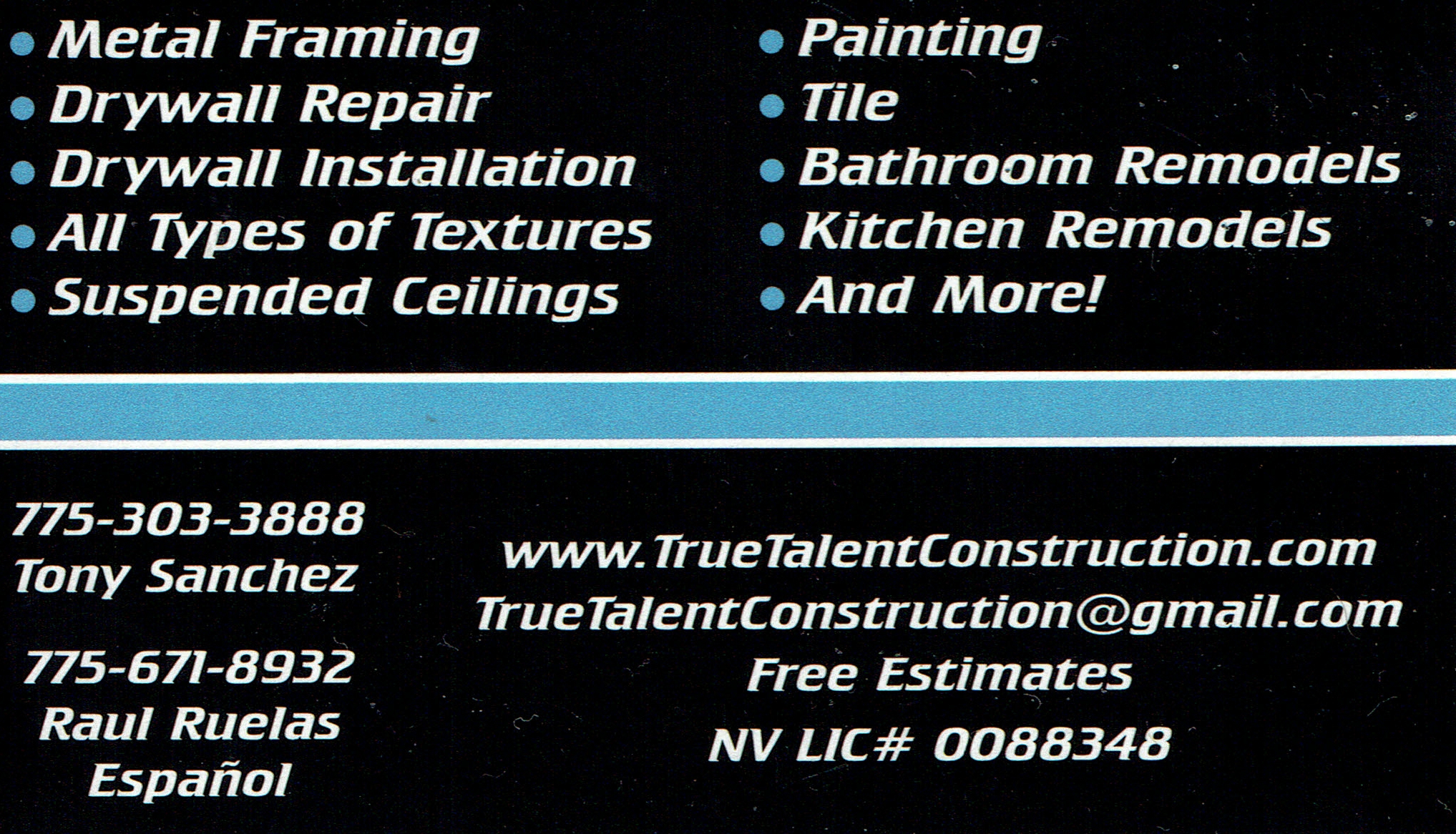 True Talent Construction LLC